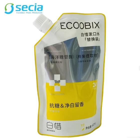Mouthwash Liquid Packaging Bag