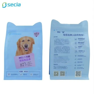 Pet Food Eight Side Seal Flat Bottom Pouch Pet Food Eight Side Seal Flat Bottom Pouch